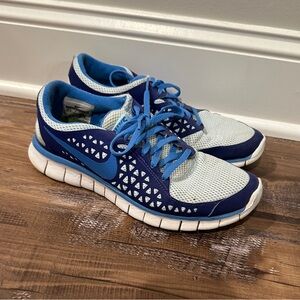 Women’s Blue Nike Free Run Sneakers